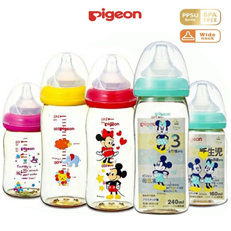 Ready stock Pigeon PPSU Milk Bottle Wide Neck