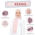 SHAWL KEKNIS PLAIN (HEAVY CHIFFON).. hanya RM5.50 di Shopee