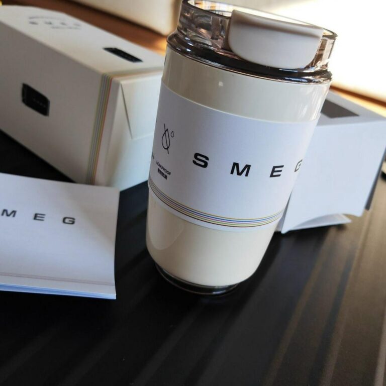 SMEG insulated cup portable accompanying cup cold and hot dual purpose large capacity stainless steel water coffee cup hanya RM31.60 di Shopee