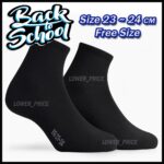 Stoking Sekolah hitam Black Sock School Cotton Stoking Hitam Sekolah Stokin Sekolah Hitam age 5 years to Aduld hanya RM1.99 di Shopee