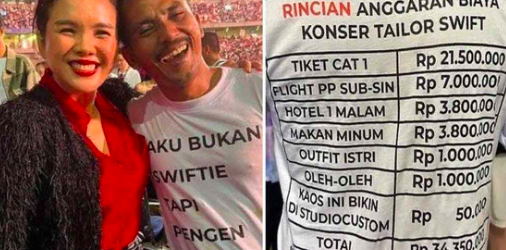 Suami Melabur RM11k Untuk Bawa Isteri Ke Konsert Taylor Swift – ‘Ingin Memastikan Kebahagiaan Isteri Saya’