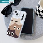 Suntaiho Funny Unique Cute Fluid Cat Pattern Frosted Phone Casing For Iphone 11 12 13 14 15 Pro Max IP 7 8 Plus Iphon X XS XR XsMax TPU Transparent Soft Case Premium Shockproof Back Cover hanya RM2.75 di Shopee