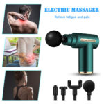 Swiss Thomas Massage Gun Relaxation 4 Massage Head 6 Speeds LED Display Touch Screen hanya RM49.00 di Shopee