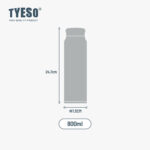 TYES0 TS-8831 800ml vacuum insulated Bottle hanya RM46.79 di Shopee