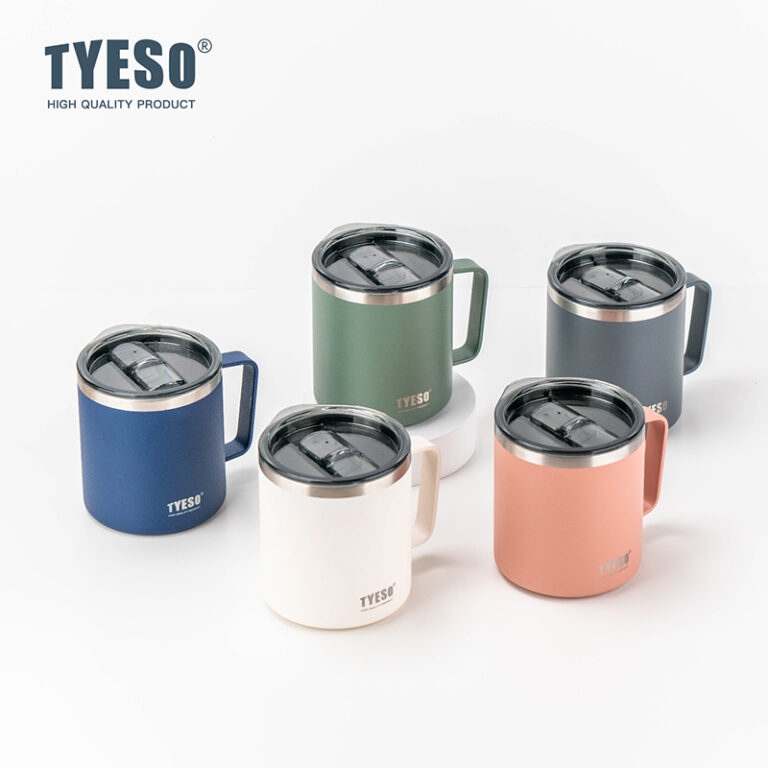 TYESO TS-8789B(400ml) 304 Stainless steel Thermos 10# Coffee Mug hanya RM43.49 di Shopee