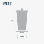 TYESO TS-8848B  600ml Vacuum Insulated Tumbler Keep Cold And Hot With Straw Botol mug water bottle Thermos hanya RM90.09 di Shopee