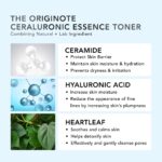 The Originote Ceraluronic Essence Toner with Ceramide + Hyaluronic Acid (80ml) hanya RM17.80 di Shopee