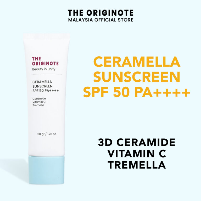 The Originote Ceramella Sunscreen SPF 50 PA+++ hanya RM19.80 di Shopee