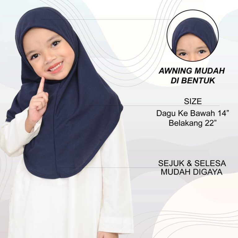 Tudung Sarung Budak | SARIMA MOSCREPE BUDAK PLAIN hanya RM5.99 di Shopee