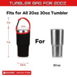 Tyeso Accessories Holder Tumbler Bag Insulate Cup Mug Hanger Bottle Beg Protector Sleeve 杯套 for 600ML 890ML 20oz 30oz hanya RM2.00 di Shopee