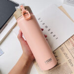 Tyeso Vacuum Insulated Bottle Tumbler With Straw Portable Stainless Steel Sport Water Bottle 530ml | 750ml hanya RM5.00 di Shopee