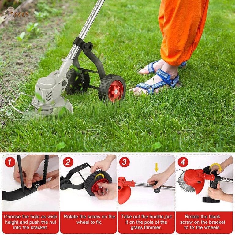 Universal String Trimmer Grass Eater We Ed Cutter Adjustable Support Wheels-Kit hanya RM23.65 di Shopee