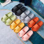 Upgrade Japanese Slipper Women Sandal Men Unisex Home Indoor Outdoor Shoe Selipar Lelaki Perempuan Kasut Sandal 网红厚底拖鞋 hanya RM3.49 di Shopee