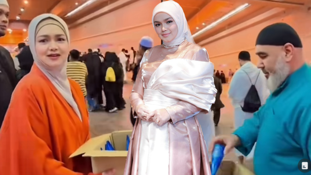 [VIDEO] Siti Nurhaliza Malu Ketika Sedekah 5,000 Ais Krim Di Makkah Terekam Kamera