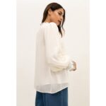 Zalia - Blouson Sleeve Flare Top hanya RM126.40 di Shopee