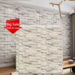 brick foam wall paper dinding 3D wallpaper stickers wall stickers wallpaper waterproof self-adhesive wall stickers wallpaper design simple hanya RM0.10 di Shopee