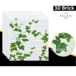 brick foam wall paper dinding 3D wallpaper stickers wall stickers wallpaper waterproof self-adhesive wall stickers wallpaper design simple hanya RM0.10 di Shopee