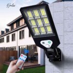 [noels.my] Solar Powered Wall Lamp Waterproof PIR Motion Sensor Outdoor Garden Light hanya RM17.48 di Shopee