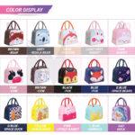 《Mega Deal》Cartoon Animal Insulated Lunch Bag Reusable Lunch Box Bag