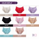 《Mega Deal》Ice Silk Seamless Underwear Middle Waist Panties Women Clothing hanya RM1.99 di Shopee