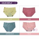 《Mega Deal》Ice Silk Seamless Underwear Middle Waist Panties Women Clothing hanya RM1.99 di Shopee