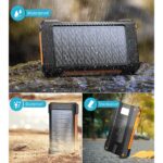 【24H】Solar Powerbank 100000mAh Outdoor Solar Energy External Battery Portable Waterproof Fast Charge Solar Power Bank hanya RM29.90 di Shopee