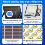 【5-year warranty】1500W Lampu Solar light Outdoor lighting Nano LED IP67 Waterproof  Solar Floodlight Solar spotlight hanya RM6.99 di Shopee