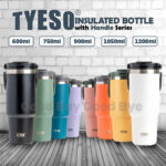 【AUTHORIZED DEALER】Tyeso Tumbler With Handle 600/750/900/1200ml Stainless Steel Insulated Flask Water Bottle Botol Air hanya RM31.50 di Shopee