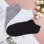 【READY STOCK AT MALAYSIA】 Unisex Breathable Ankle Socks & Calf Socks Plain Color Stokin Invisible Short & Medium hanya RM0.80 di Shopee