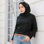 【READY STOCK AT MALAYSIA】Baju Lengan Panjang High Quality Cotton Women Inner Baju Muslimah Inner Perempuan Baju Inner hanya RM6.99 di Shopee