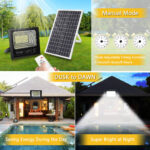 【Ready Stock】Solar Light 600w+600w  lampu raya solarSolar Spotlight Outdoor Lighting Solar Garden Light Outdoor Waterproof IP67LED lampu raya Solar Street Light hanya RM41.62 di Shopee