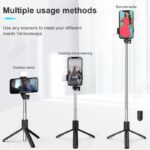 【Ready Stock】Wireless Bluetooth Selfie Stick Phone Holder Live Phone Stand Remote Control Self-timer Rod with Fill Light Tripod Monopod 360° Rotation Portable Extendable Selfie Stick hanya RM10.89 di Shopee