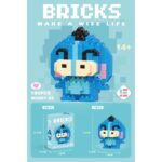 【original box】Mini Cartoon Building Block Doll Desktop Decoration Children Toys Christmas Gifts hanya RM1.65 di Shopee